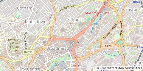Map of Bristol