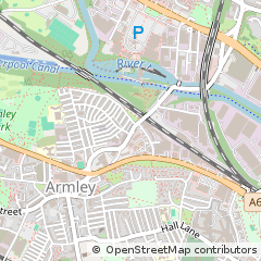 Map of Leeds, West Yorkshire