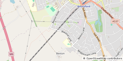 Map of Knutsford