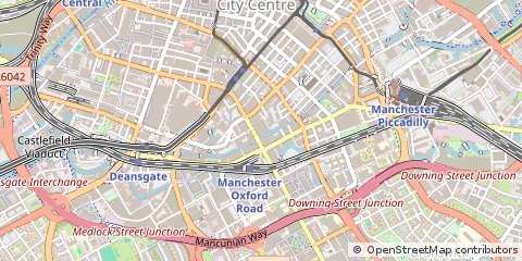 Map of Manchester