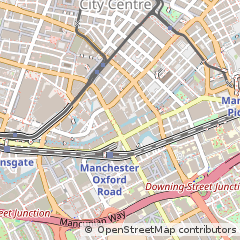Map of Manchester
