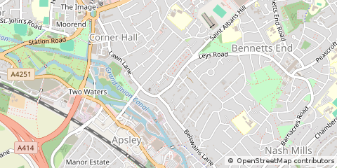 Map of Hertfordshire
