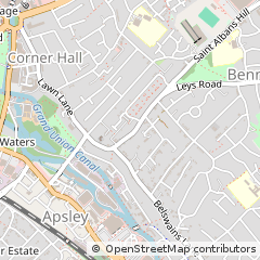 Map of Hertfordshire