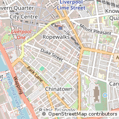 Map of Liverpool, Merseyside