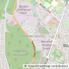 Map of Bordon