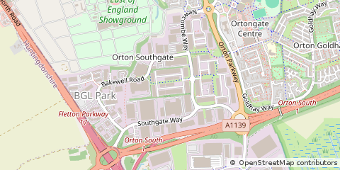 Map of Peterborough
