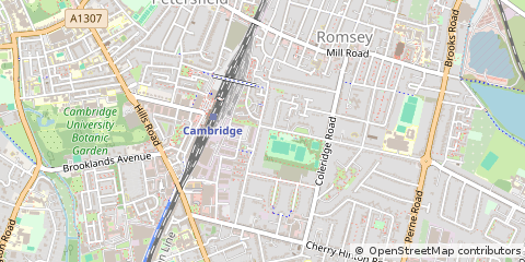 Map of Cambridge