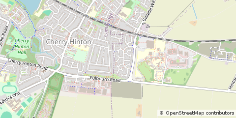 Map of Cambridge, Cambs