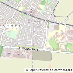 Map of Cambridge, Cambs