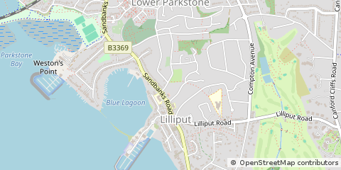 Map of Poole, Dorset