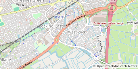 Map of Weston-Super-Mare