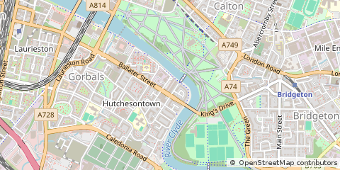 Map of Glasgow