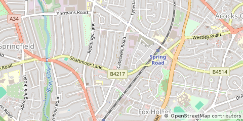 Map of Birmingham