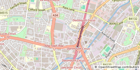 Map of Birmingham