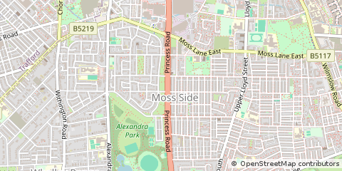 Map of Manchester