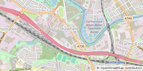 Map of Glasgow