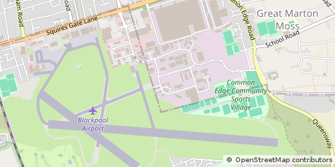 Map of Blackpool, Lancashire