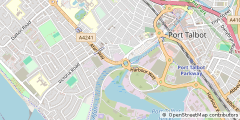 Map of Port Talbot