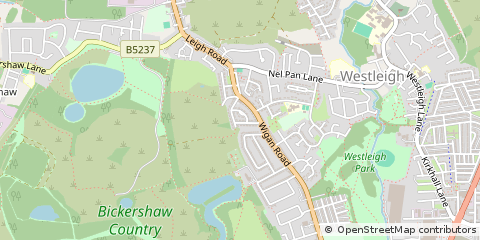 Map of Leigh
