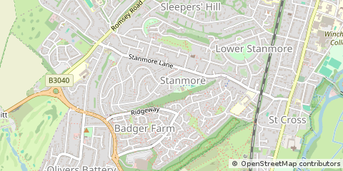 Map of Winchester