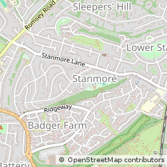 Map of Winchester