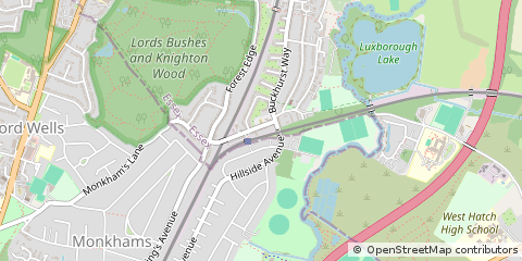 Map of Buckhurst Hill
