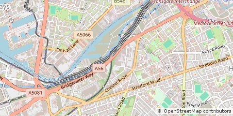 Map of Manchester
