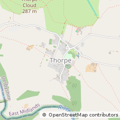 Map of Ashbourne, Derbyshire