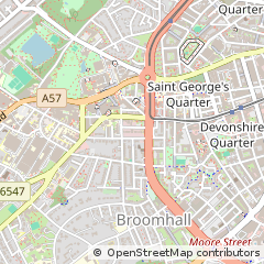 Map of Sheffield