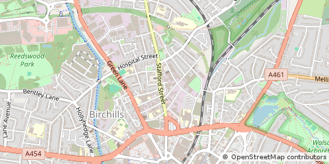 Map of Walsall