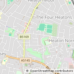 Map of Stockport, Cheshire
