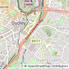 Map of Dudley