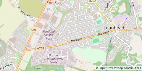Map of Loanhead