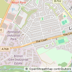 Map of Loanhead