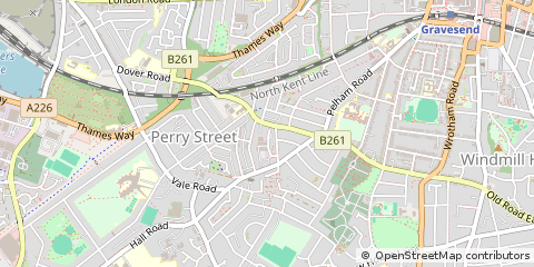 Map of Gravesend