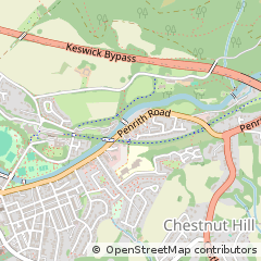 Map of Keswick, Cumbria
