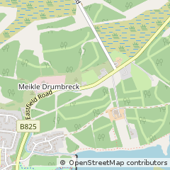 Map of Airdrie, Lanarkshire