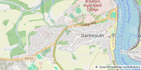 Map of Dartmouth