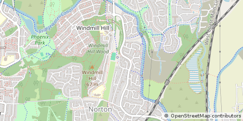 Map of Runcorn, Cheshire