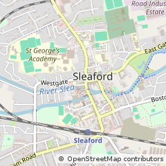 Map of Sleaford, Lincolnshire