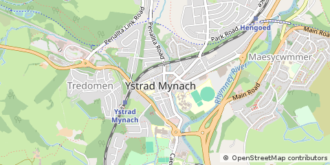 Map of Hengoed