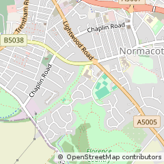 Map of Stoke-on-Trent
