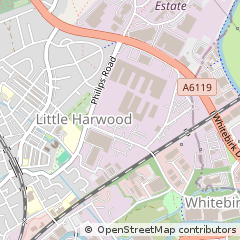 Map of Blackburn, Lancashire