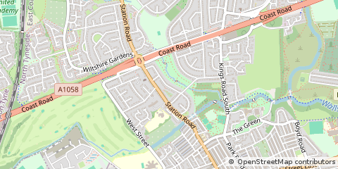 Map of Wallsend