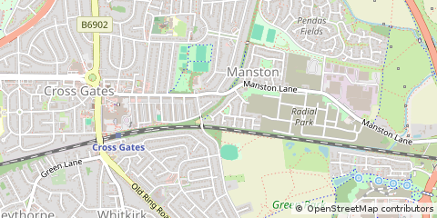 Map of Leeds