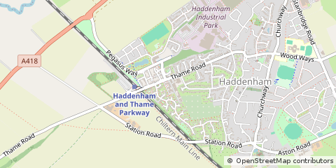 Map of Aylesbury, Buckinghamshire
