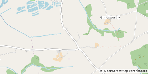 Map of Holsworthy, Devon