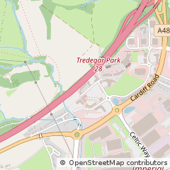 Map of Newport, South Wales
