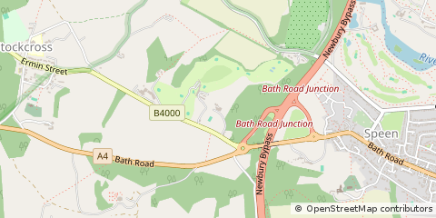 Map of Newbury, Berkshire