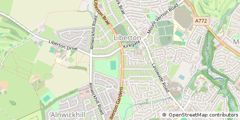Map of Edinburgh, Midlothian